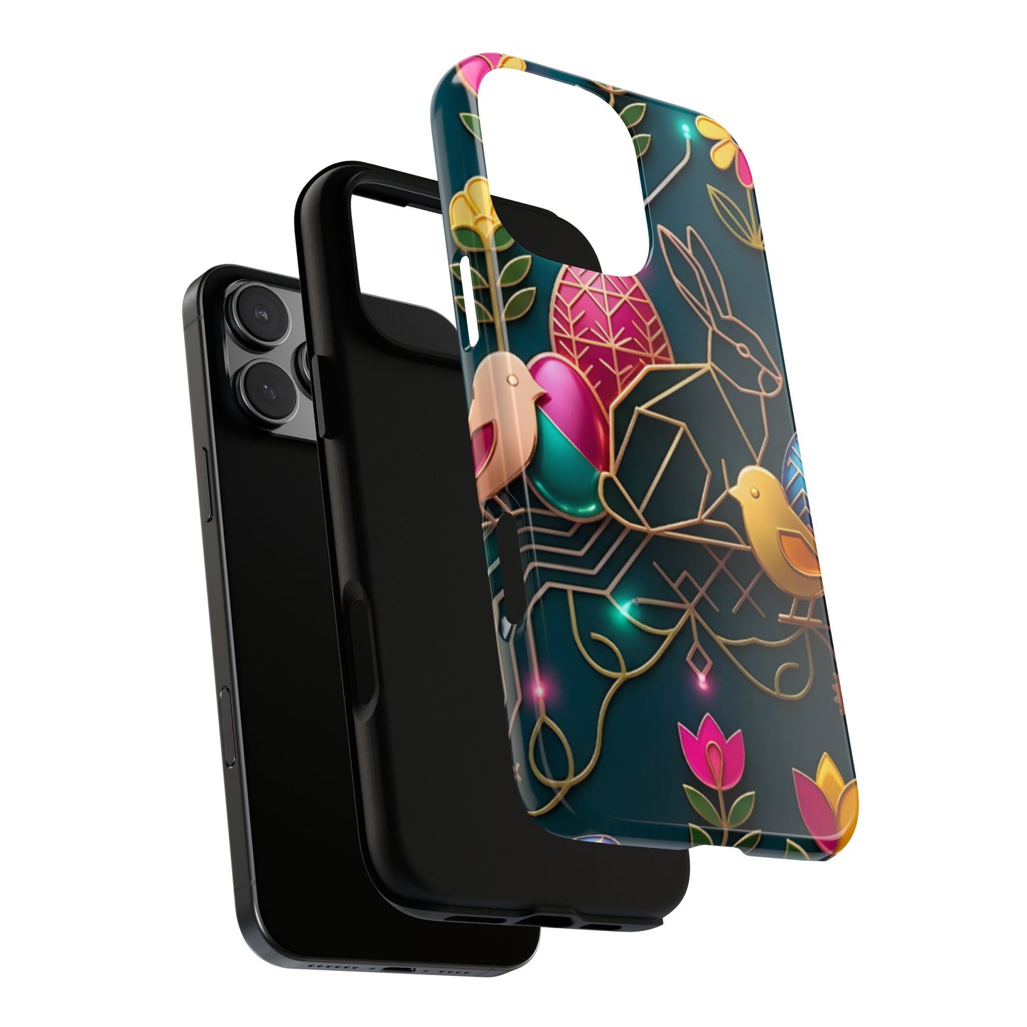Protective Phone Case – Jeweled Garden