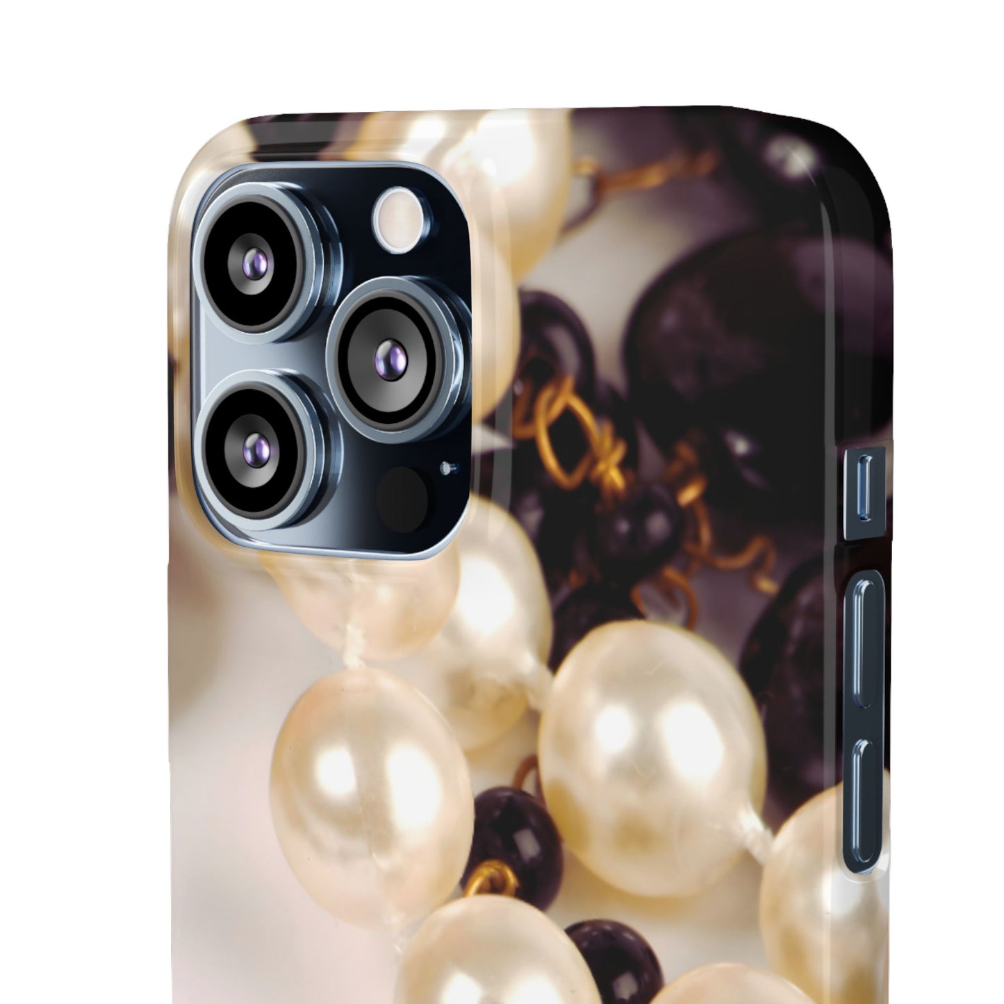 Snap Phone Case – Noir Pearl