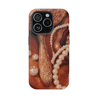 Wireless-Charging Compatible Case – Bronze Vanity