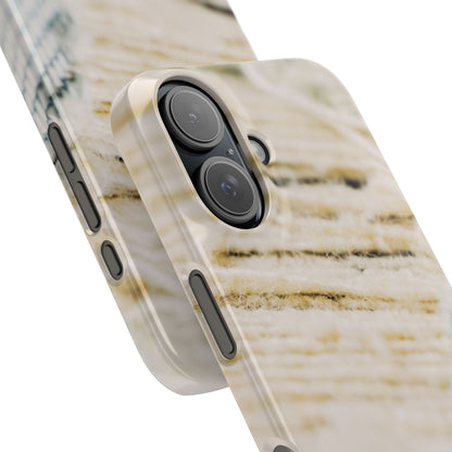Slim Phone Case – Woven Warmth