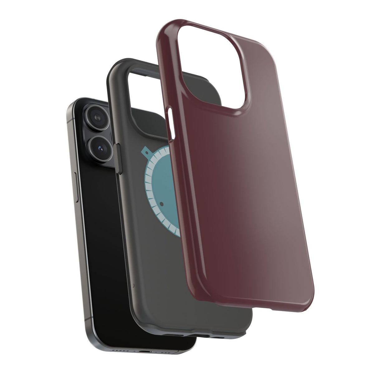 Wireless-Charging Compatible Case – Mulled Wine – Compatible with iPhone 13–17 & Samsung Galaxy S25–S26 Series