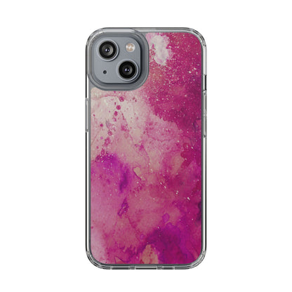 Clear Phone Case – Spilled Wine