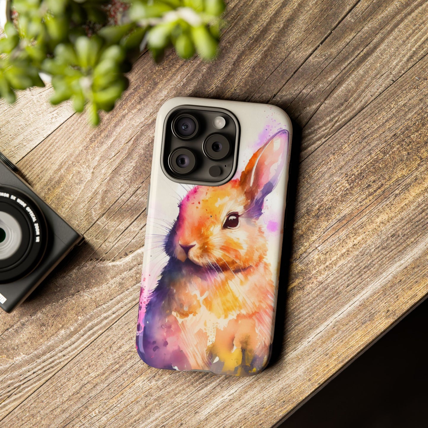 Protective Phone Case – Painted Hare