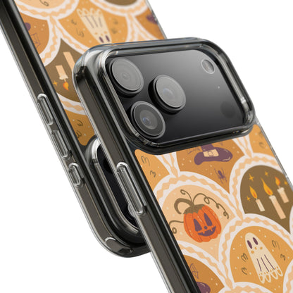 Clear Phone Case – Vintage Haunt – Compatible with iPhone 13–17 & Samsung Galaxy S25–S26 Series