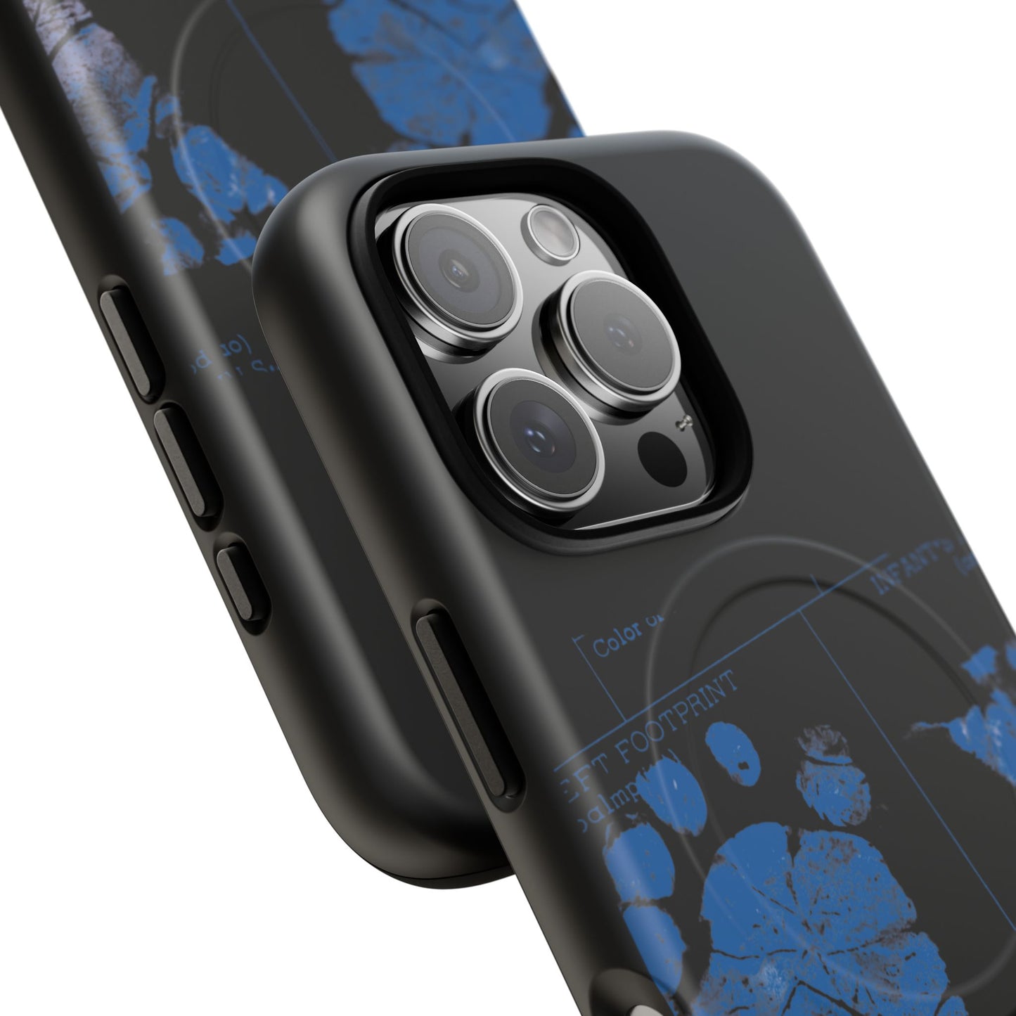 Protective Magnetic Phone Case – Mom’s Little Blue Footprints
