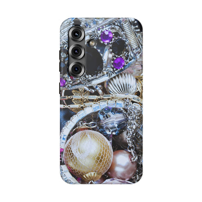 Impact-Resistant Phone Case – Chrome Jewel