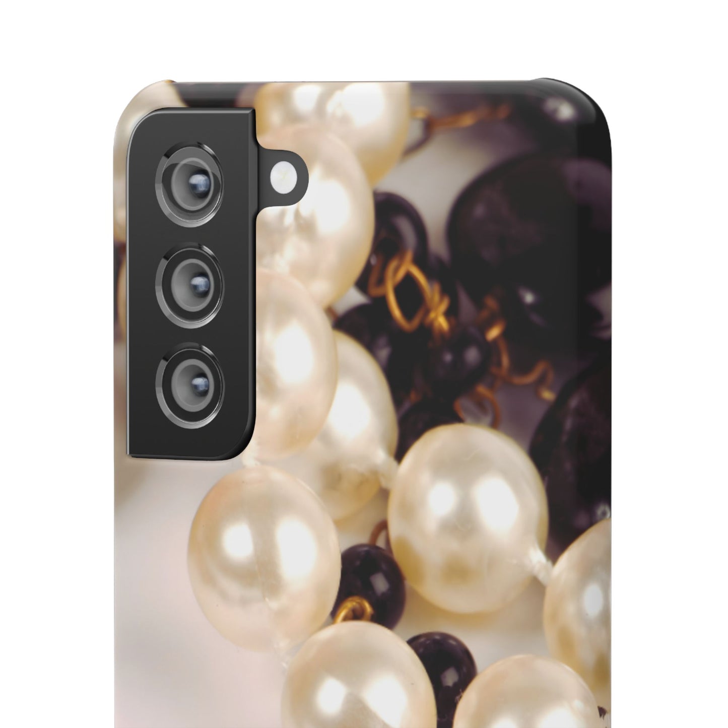 Snap Phone Case – Noir Pearl