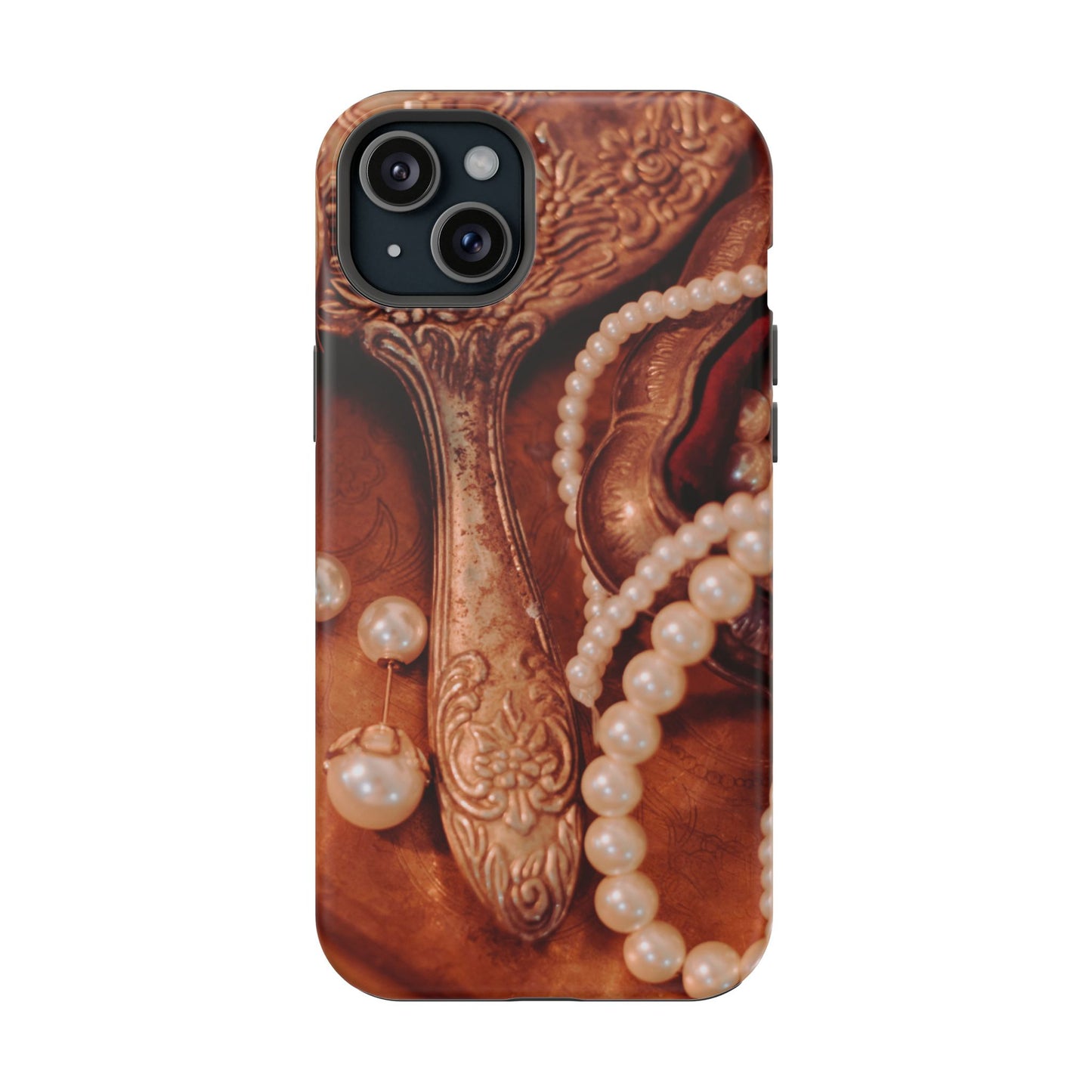 Wireless-Charging Compatible Case – Bronze Vanity