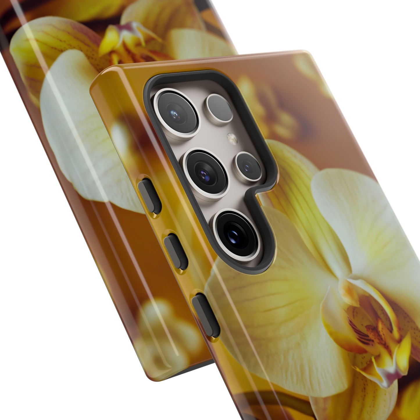 Protective Phone Case – Amber Orchid