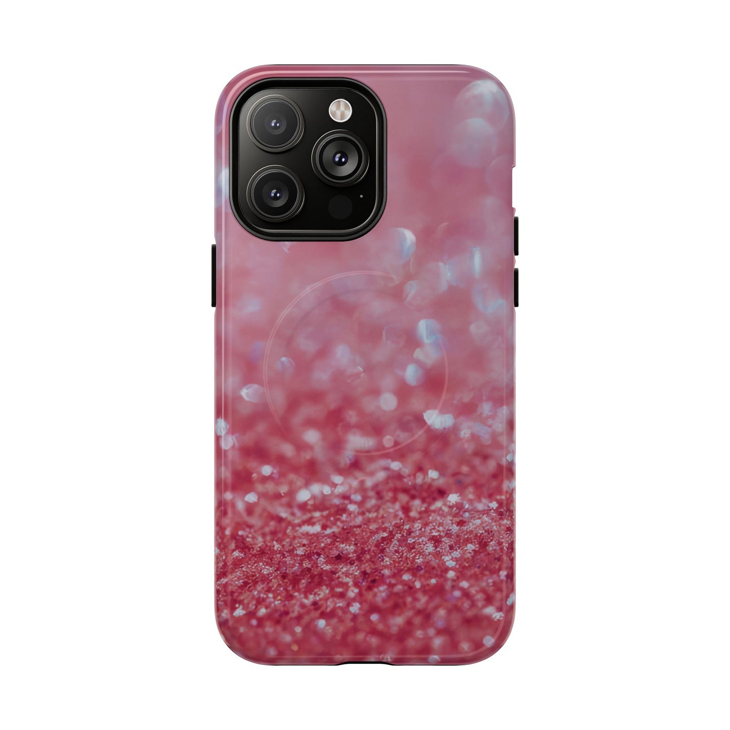 Protective Magnetic Phone Case – Rosé Sparkle