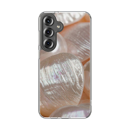 Clear Phone Case – Blush Pearl