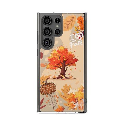 Clear Phone Case – Fall in Love