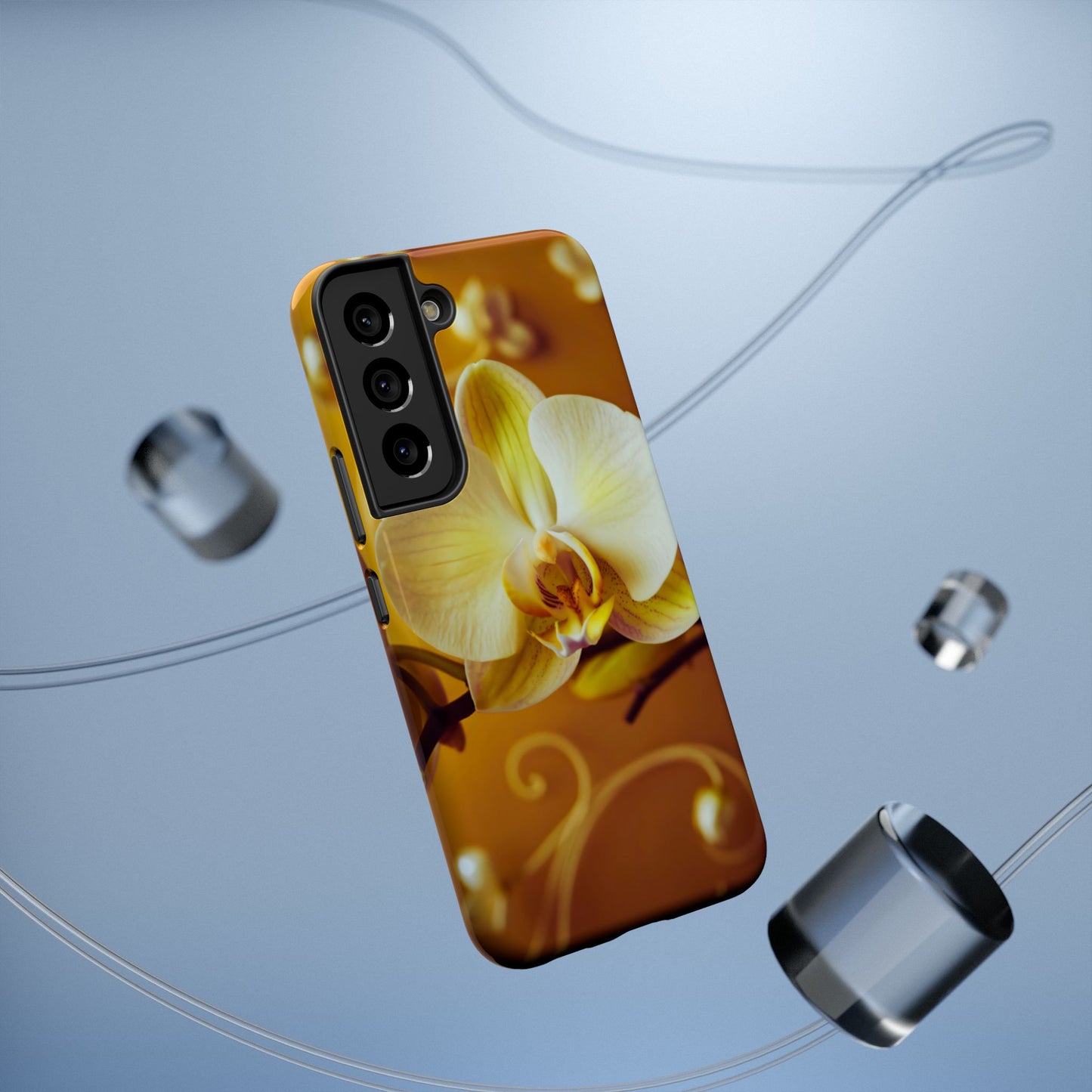 Protective Phone Case – Amber Orchid