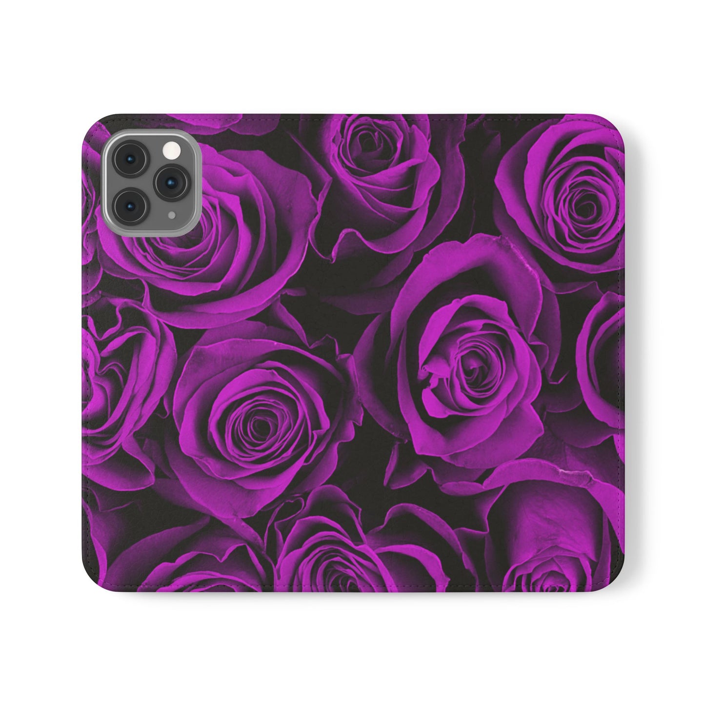Flip Case – Amethyst Roses