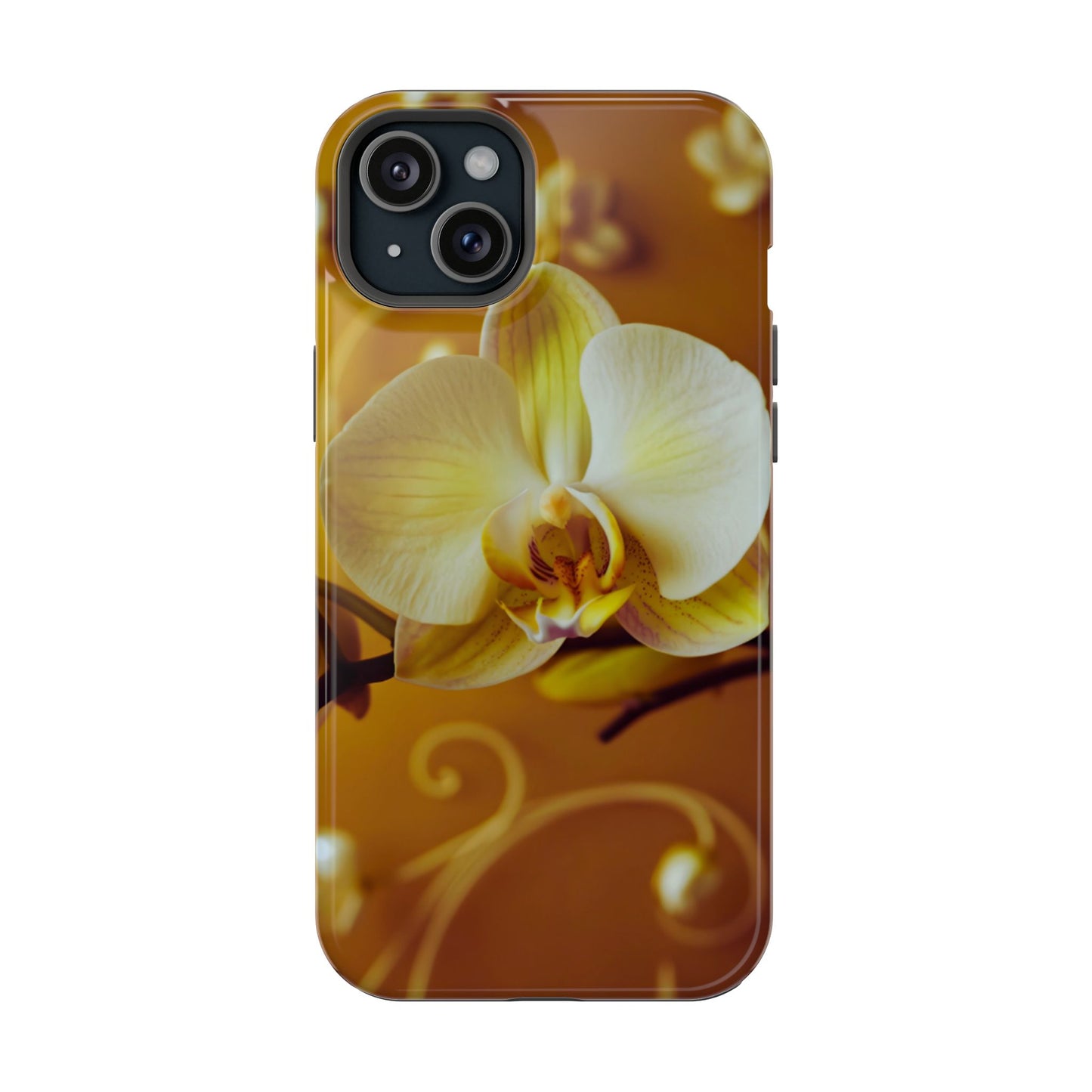 Protective Phone Case – Amber Orchid