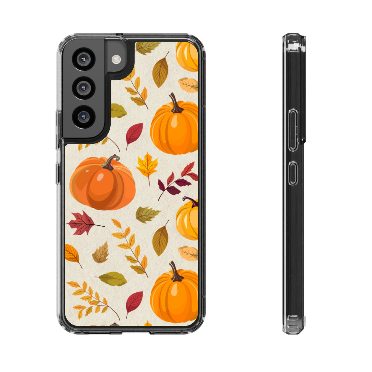 Clear Phone Case – Falling for Pumpkin
