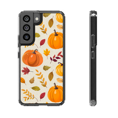 Clear Phone Case – Falling for Pumpkin