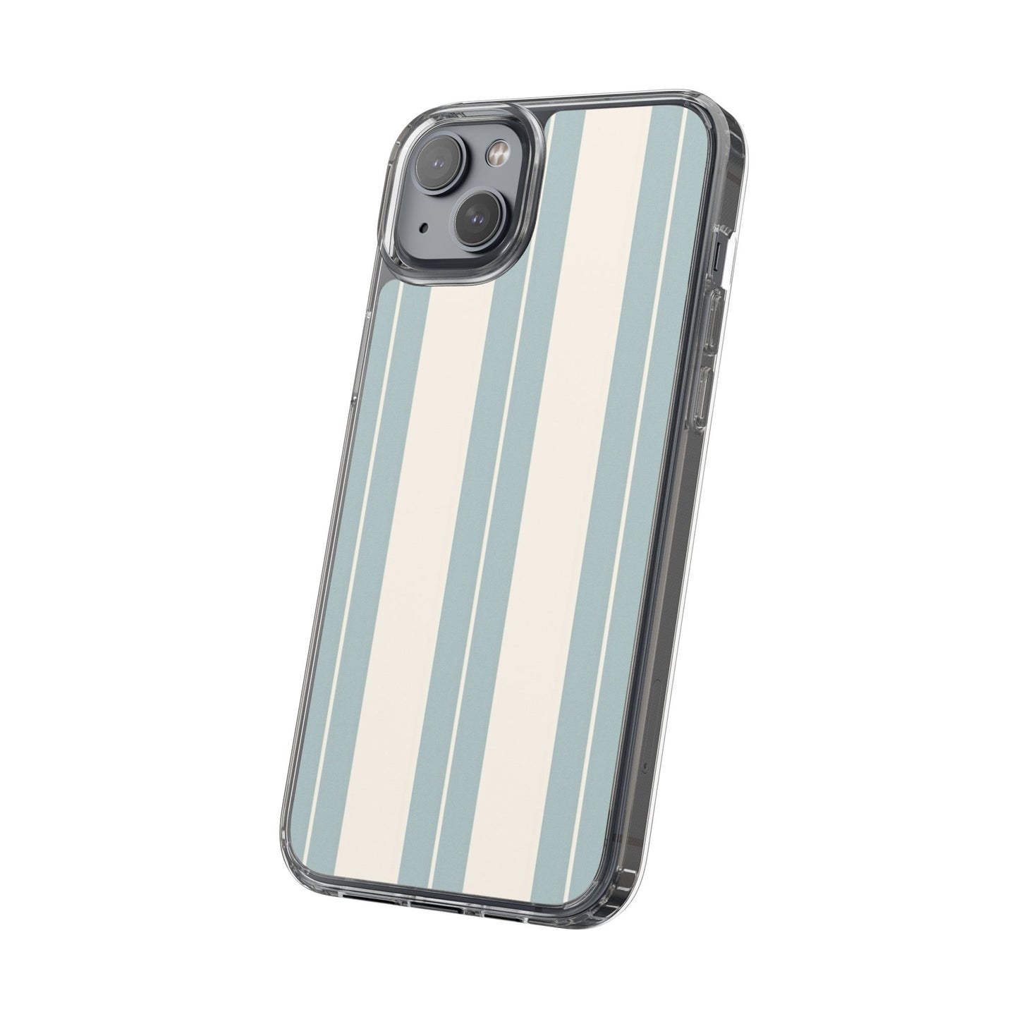 Clear Phone Case – Coastal Stripe