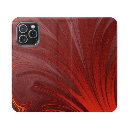 Flip Case – Crimson Current