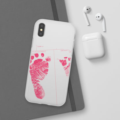 Flexi Case – Mom’s Little Pink Footprints