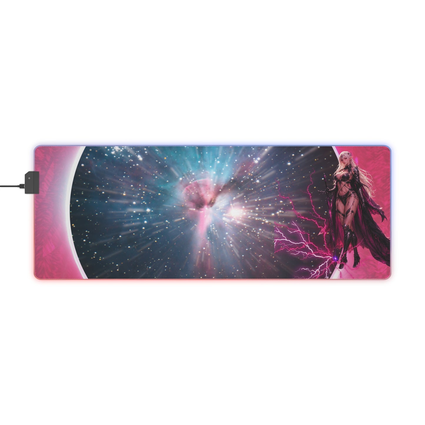 Gaming LED Desk Mat – Starborn Fury