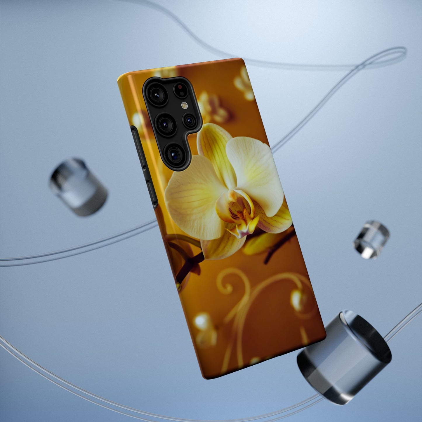 Protective Phone Case – Amber Orchid