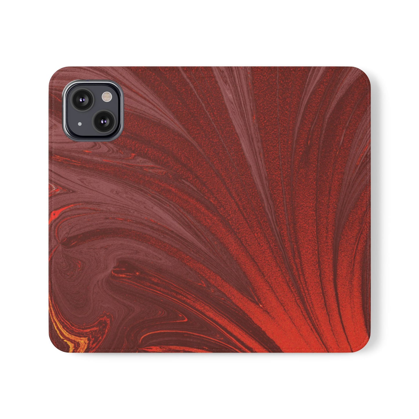 Flip Case – Crimson Current