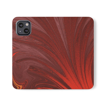 Flip Case – Crimson Current