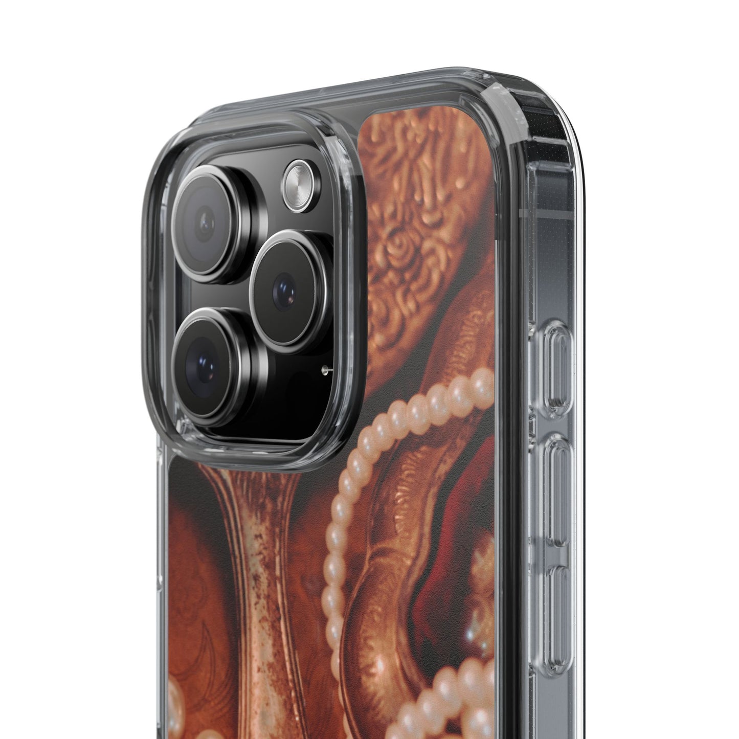 Clear Phone Case – Bronze Vanity