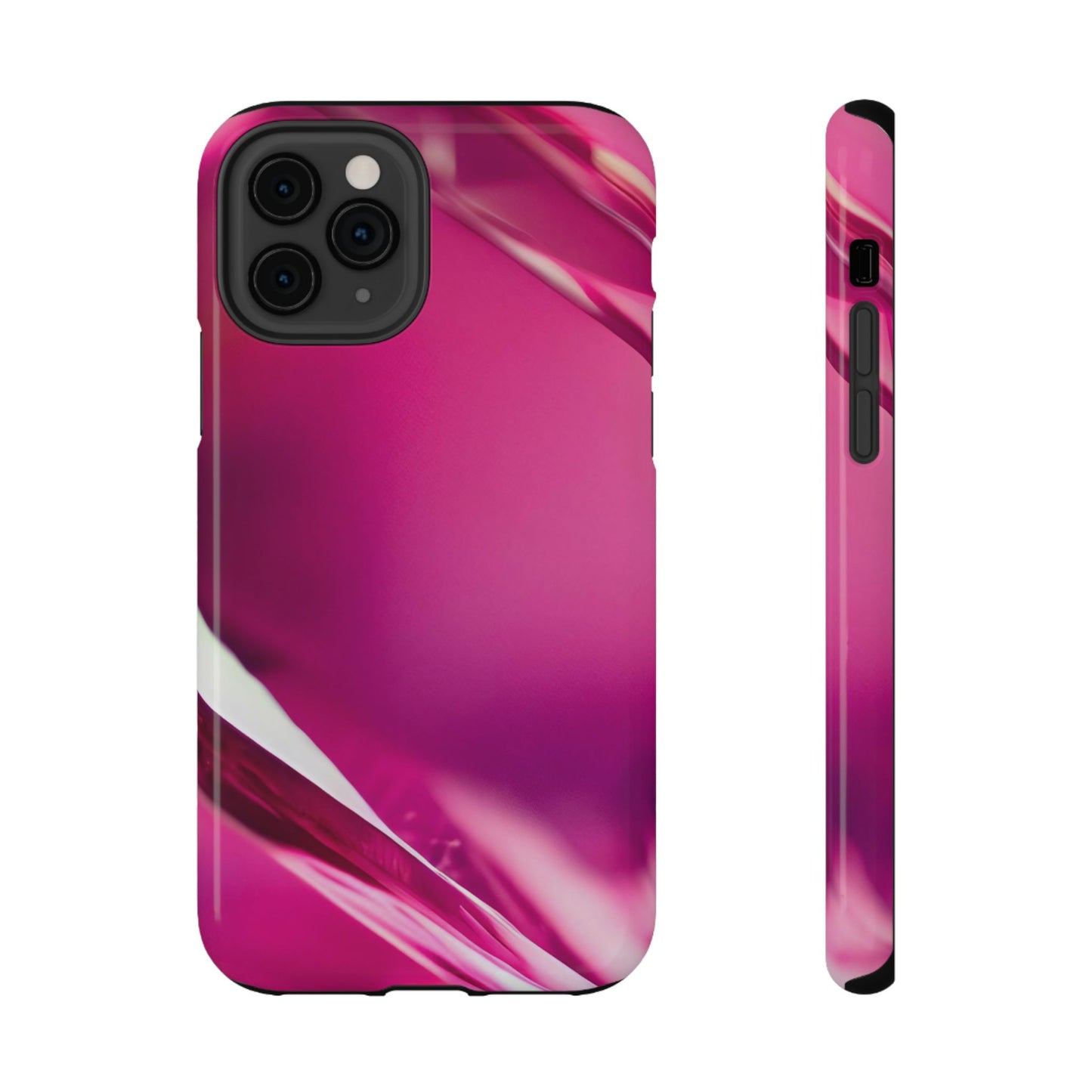 Impact-Resistant Phone Case – Magenta Motion