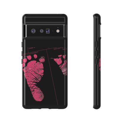Protective Phone Case – Mom’s Little Pink Footprints