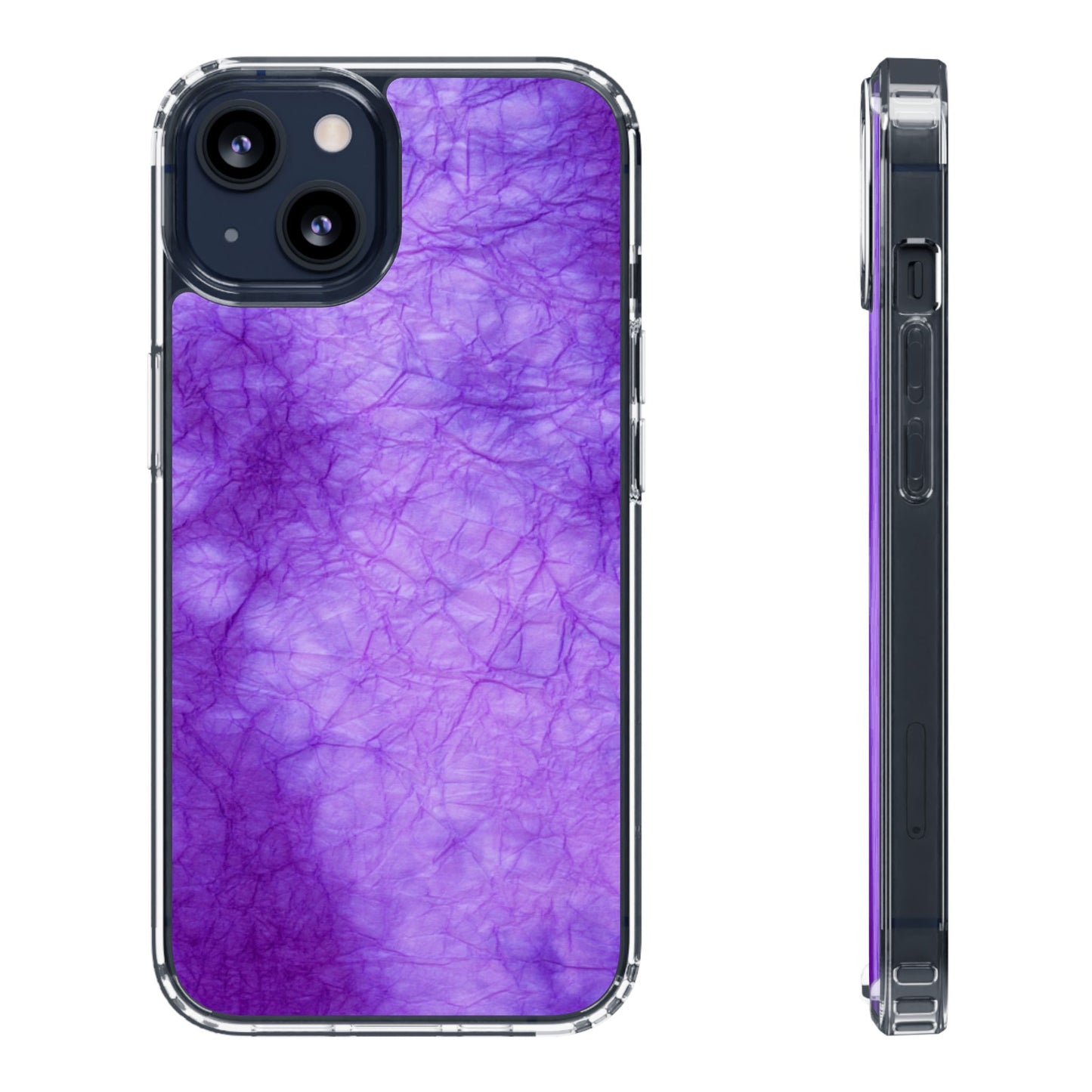 Clear Phone Case – Neon Dusk