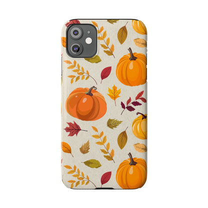 Slim Phone Case – Falling for Pumpkin