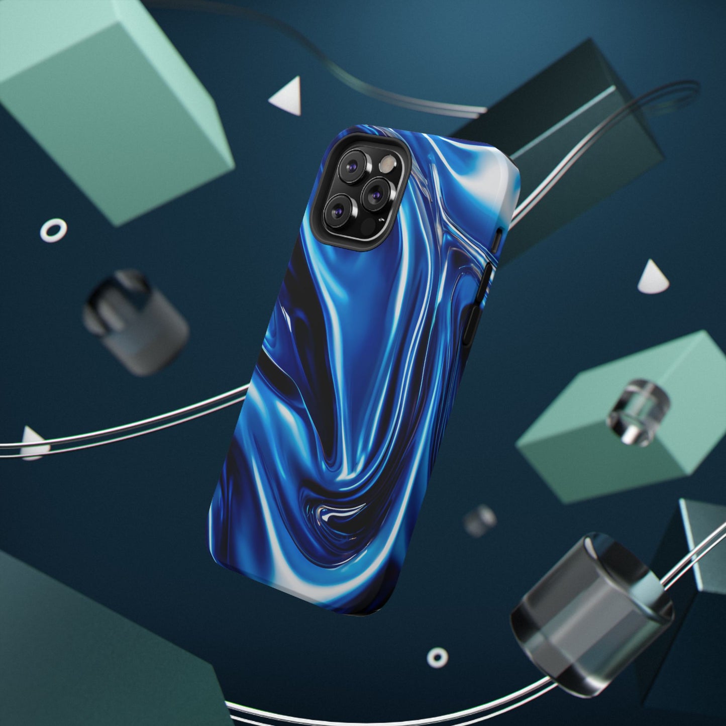 Impact-Resistant Phone Case – Midnight Surge