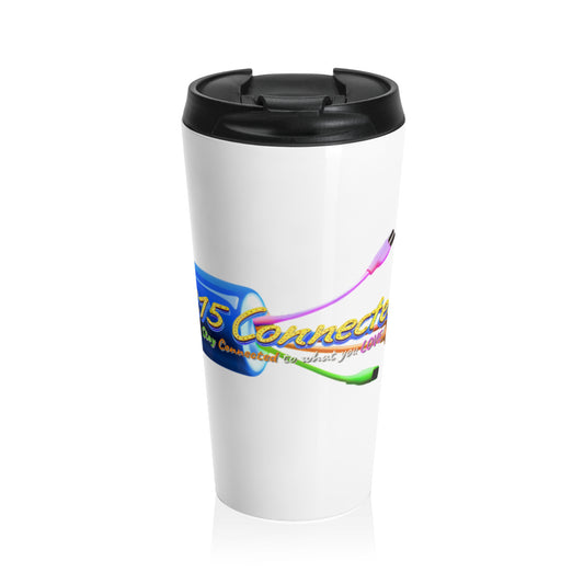 Stainless Steel Travel Mug – 215 Connected Cable Logo
