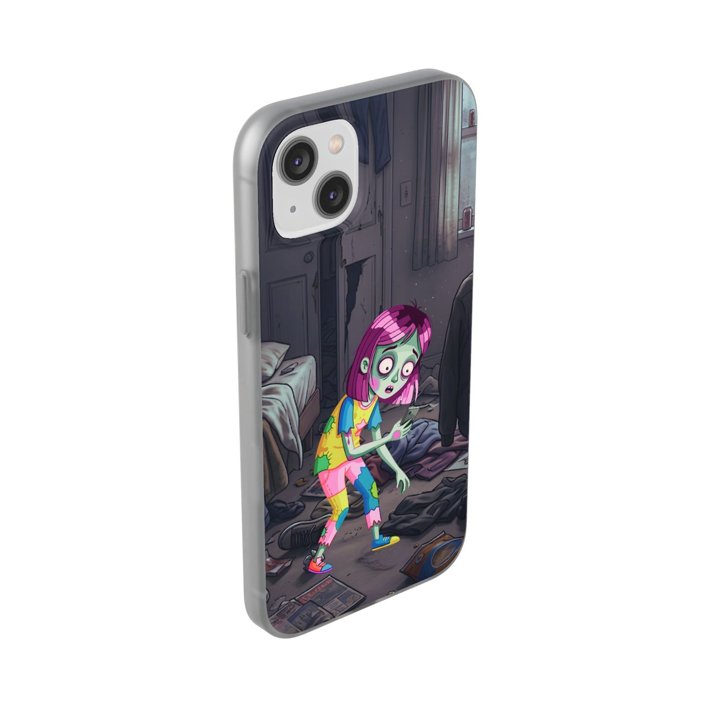 Zombie Girl Phone Case — Cute Creepy Cartoon Phone Cover
