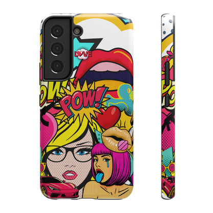 Impact-Resistant Phone Case – Pop Off – Compatible with iPhone 11–17 & Samsung Galaxy S22–S26 Series
