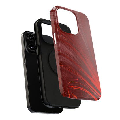Impact-Resistant Phone Case — Crimson Current