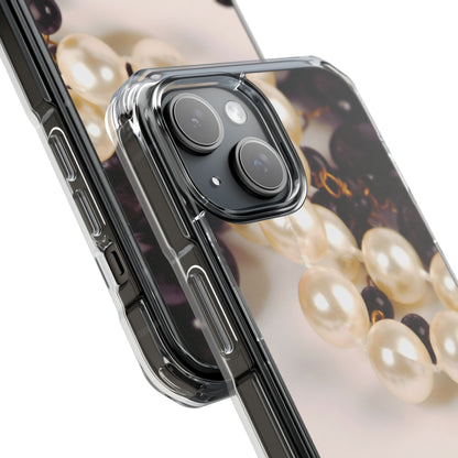 Clear Magnetic Phone Case – Noir Pearl