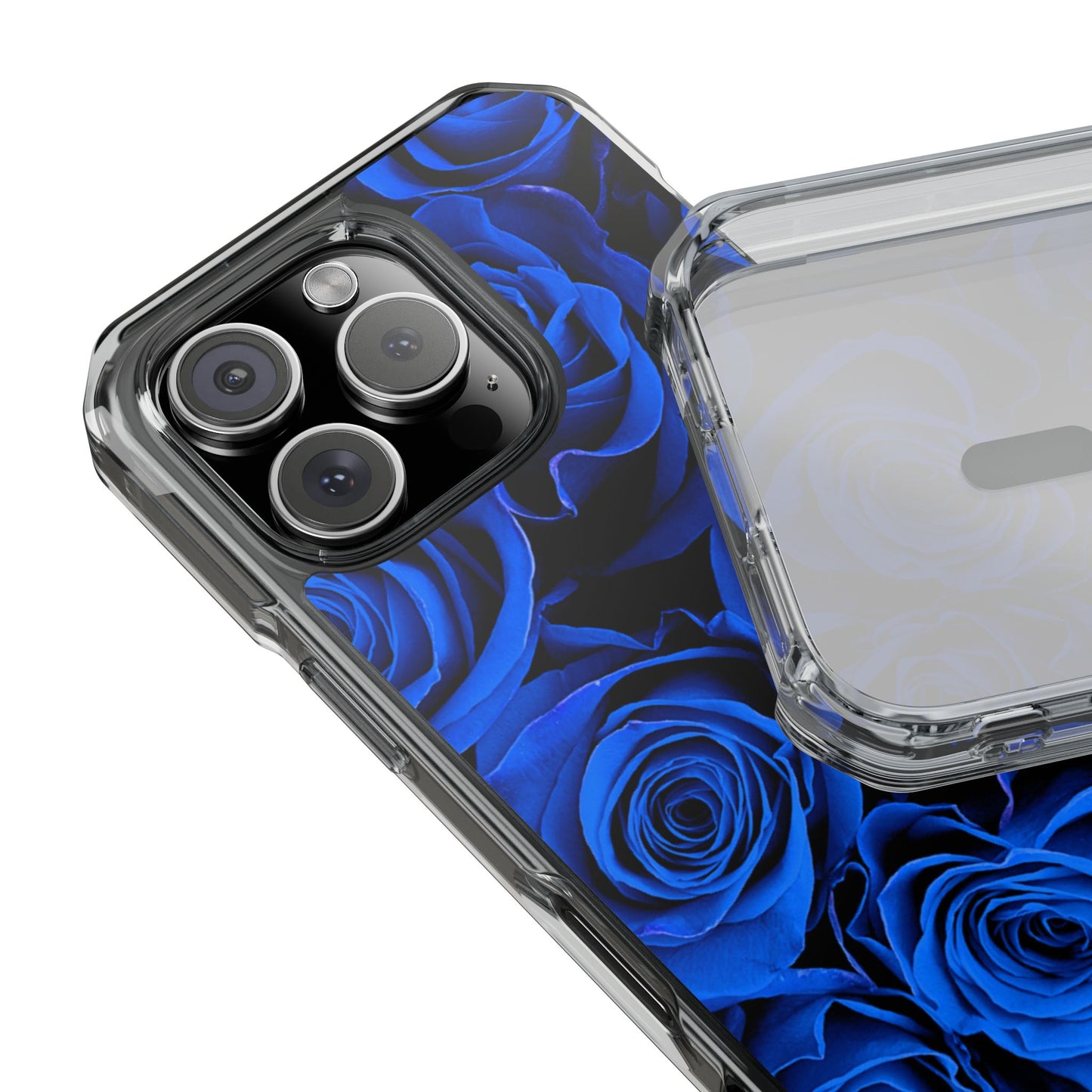 Clear Magnetic Phone Case – Midnight Bloom