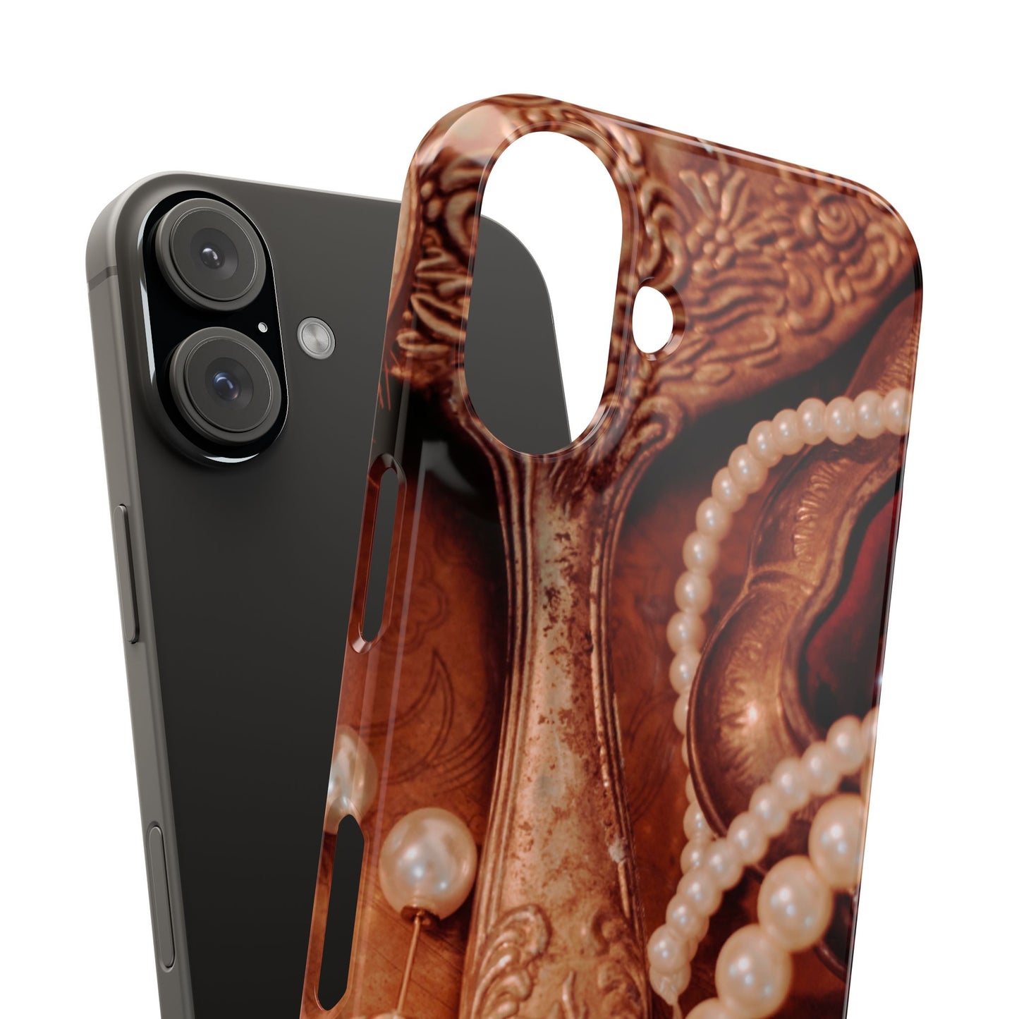 Slim Phone Case – Bronze Vanity