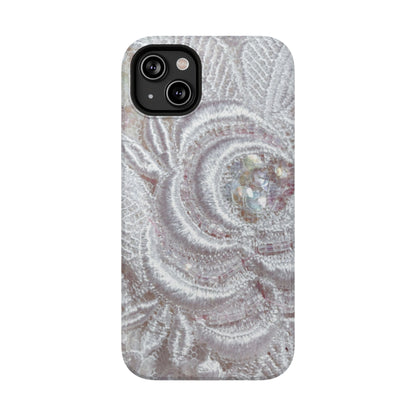 Impact-Resistant Phone Case – Lace Veil