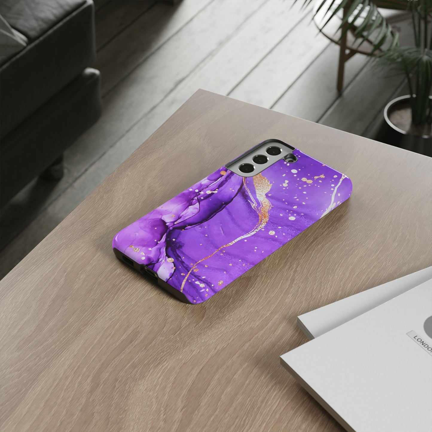 Protective Phone Case – Gilded Violet