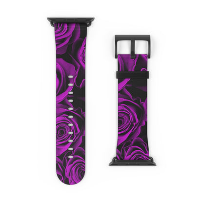 Watch Band – Amethyst Roses