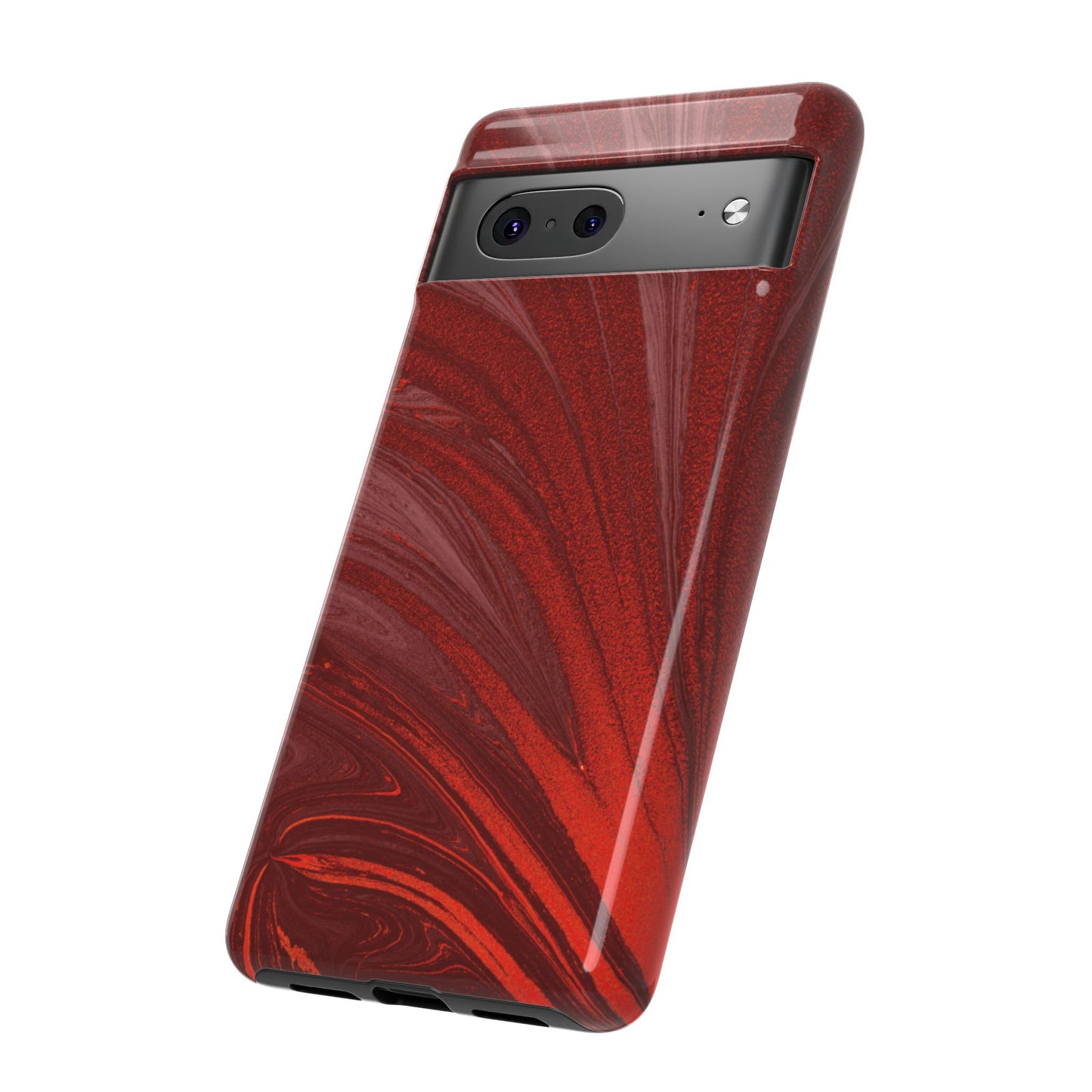 Protective Phone Case – Crimson Current