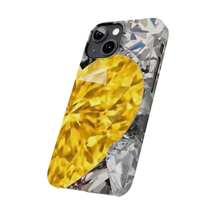 Slim Phone Case – Heart of Gold