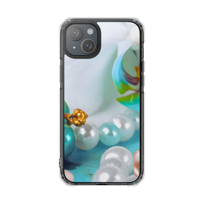 Clear Magnetic Phone Case – Mermaid's Pearl