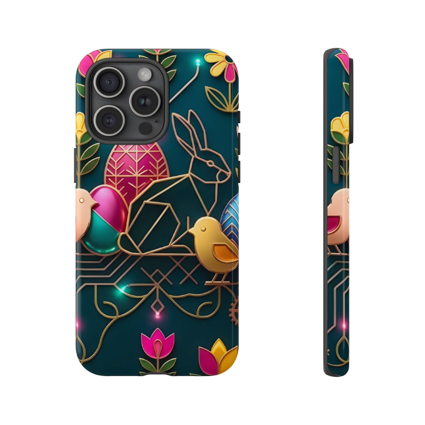 Protective Phone Case – Jeweled Garden