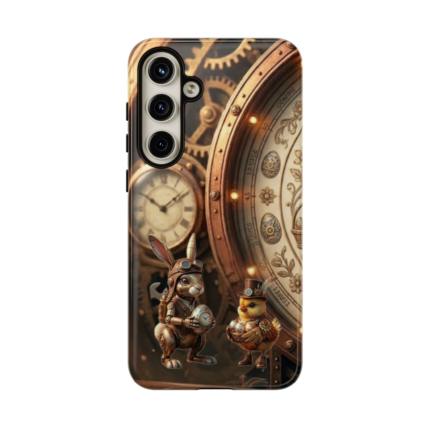 Protective Phone Case – Clockwork Cottontail