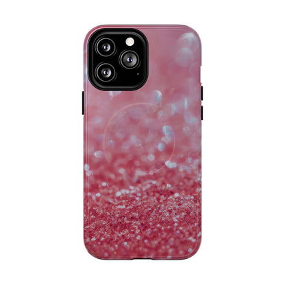 Protective Magnetic Phone Case – Rosé Sparkle